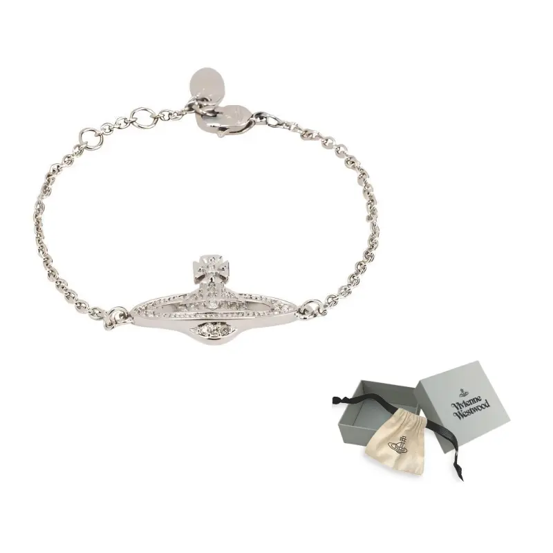 

Браслет с цепочкой и декоративными сферами Vivienne Westwood, серебряный