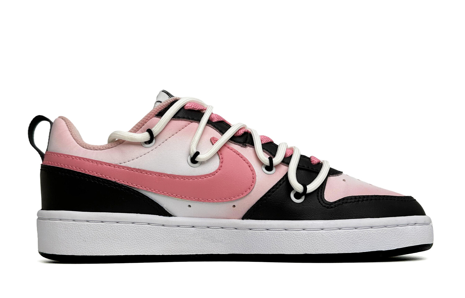 

Кроссовки Nike Court Borough Series Skateboard Shoes Women's Low-Top Black