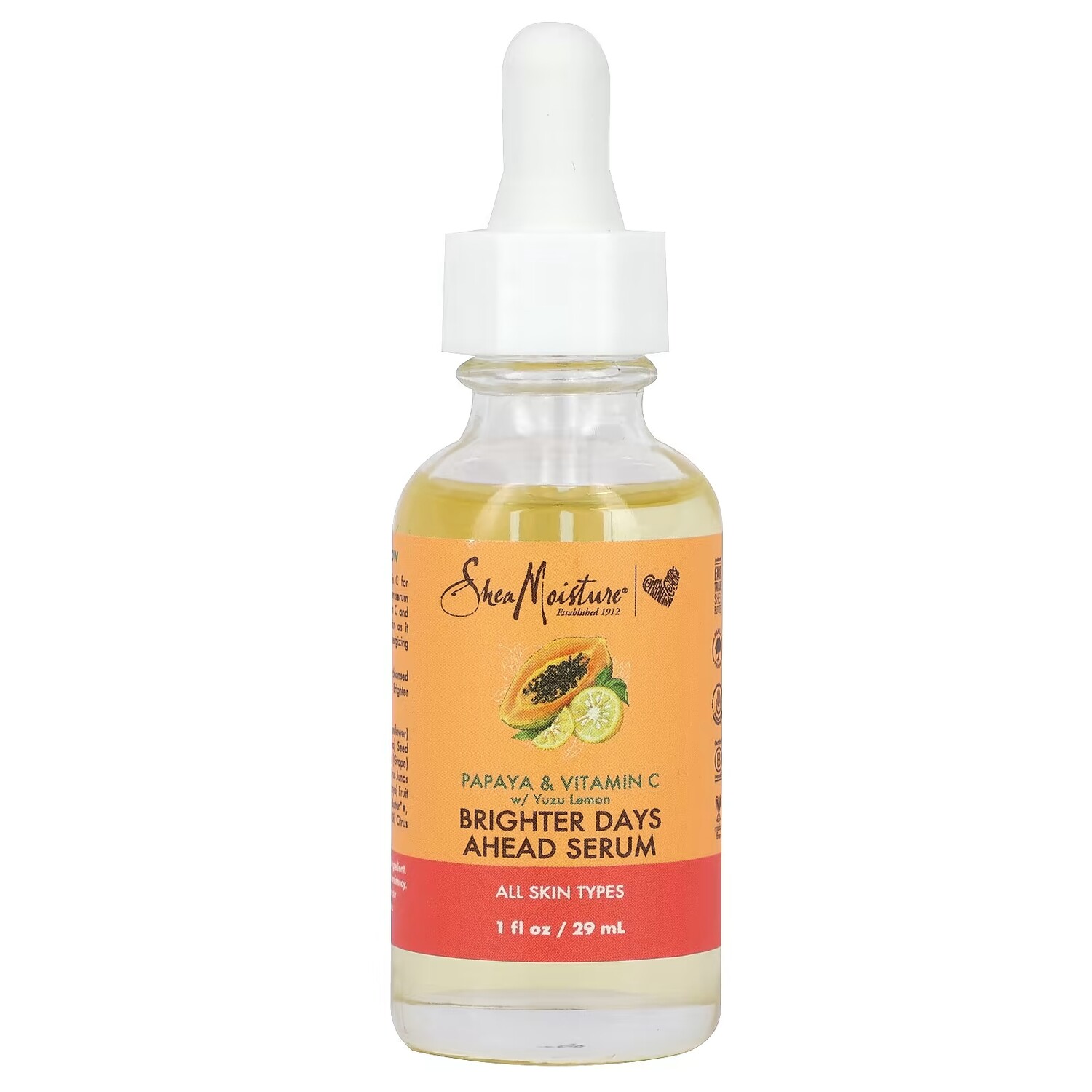 

SheaMoisture Brighter Days Ahead Сыворотка, 1 жидкая унция (29 мл)
