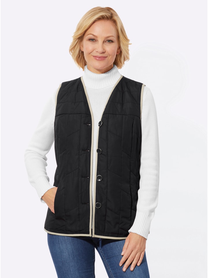 

WITT WEIDEN Стеганый жилет черного цвета