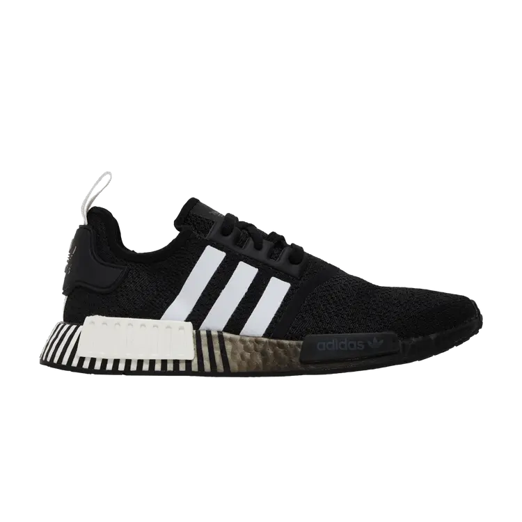 

Кроссовки adidas NMD_R1 'Glitch - Black White', черный