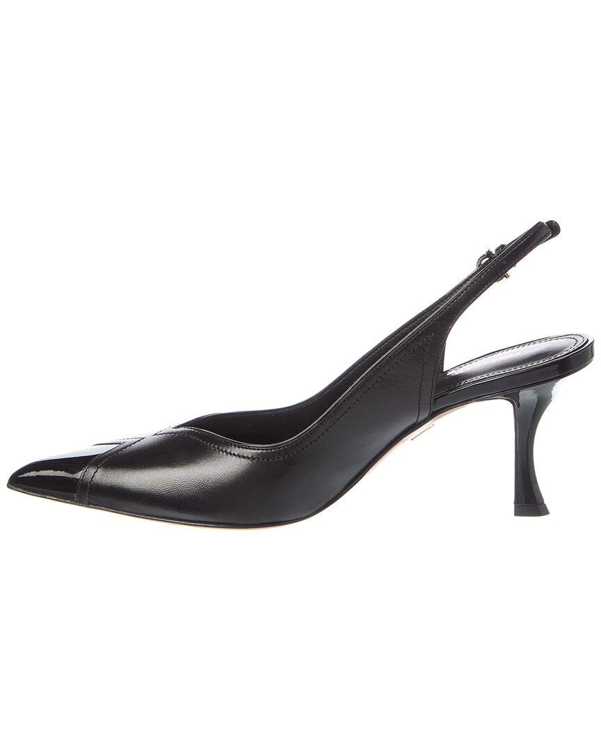 Ferragamo Egna кожаные туфли-лодочки с ремешком на пятке Salvatore Ferragamo, черный — фото 2