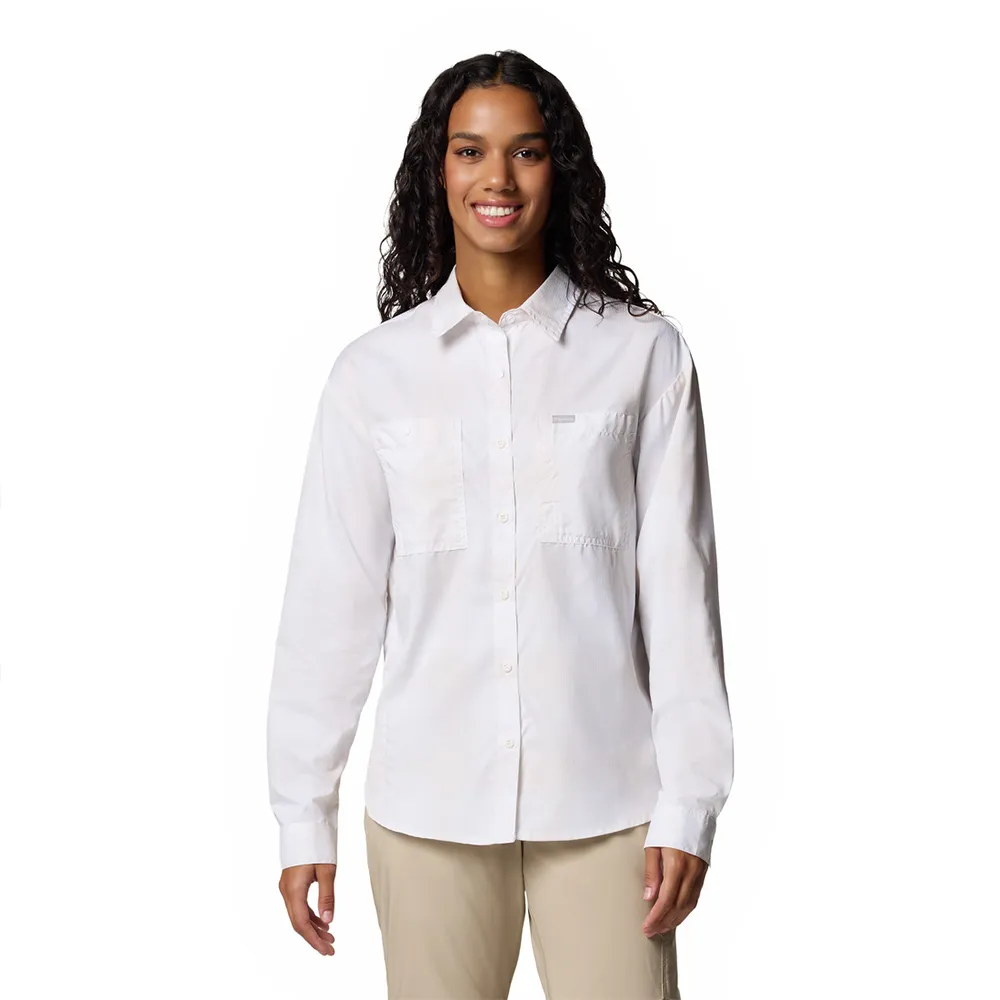 

Рубашка с длинным рукавом Columbia Silver Ridge Utility Patterned, белый