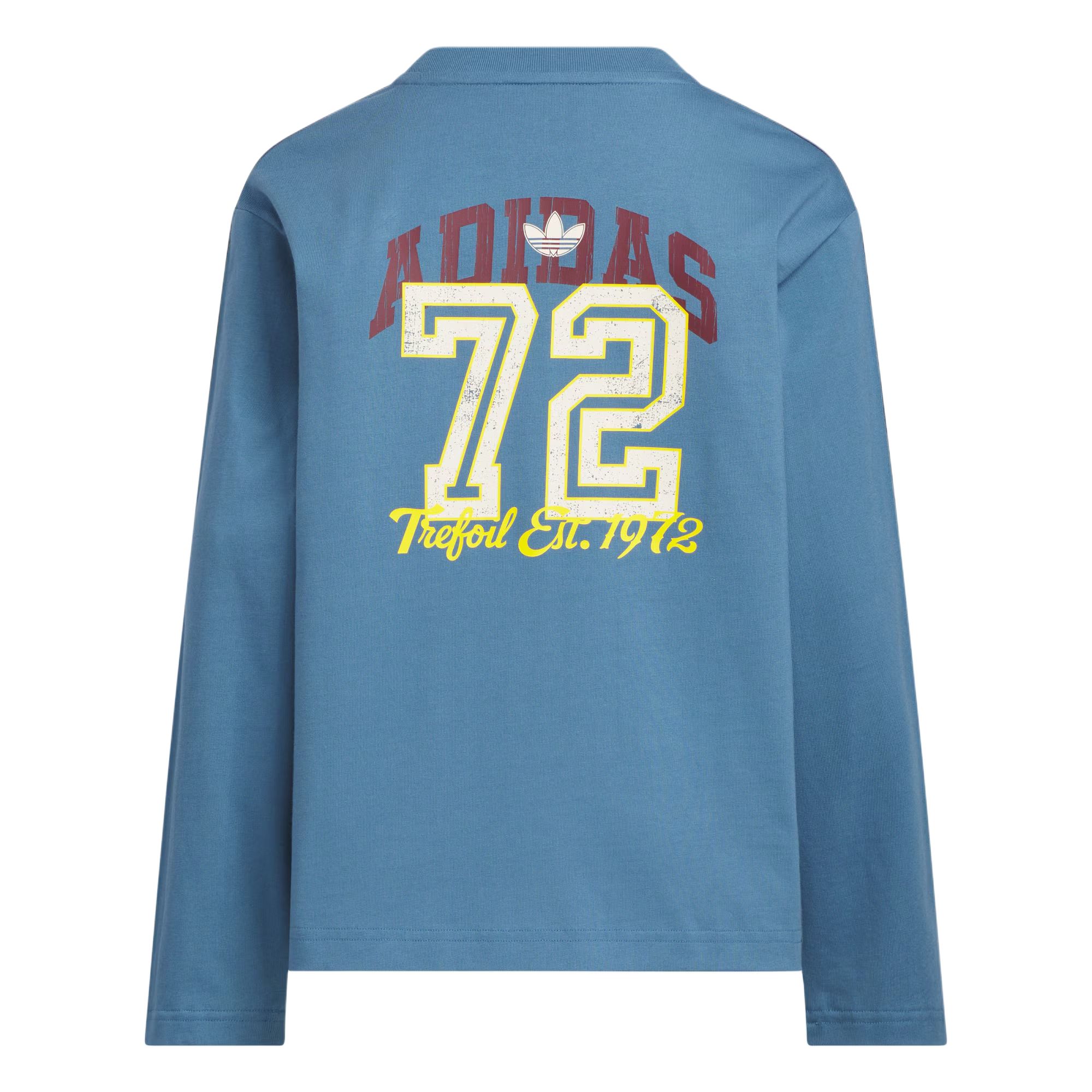 Футболка с длинным рукавом ss25 basketball детская Adidas Originals, синий — фото 2