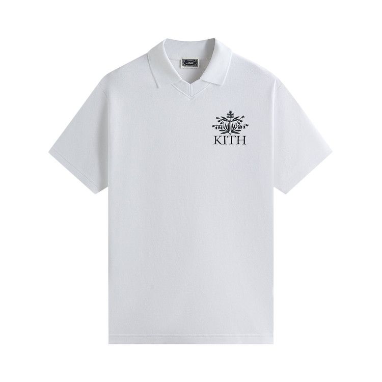 

Поло Kith Pique Short Sleeve Tap In Polo, White