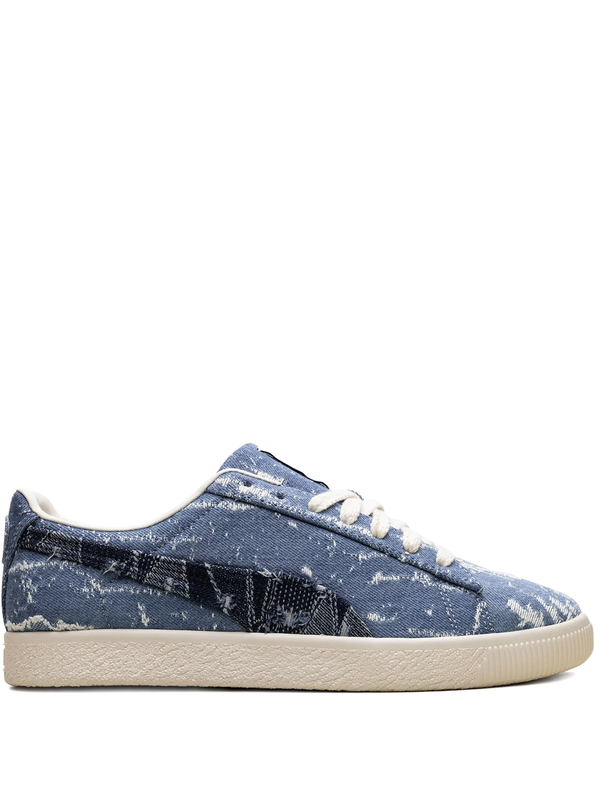 

Кроссовки Clyde Faded Denim/Frosted Ivory Puma, синий