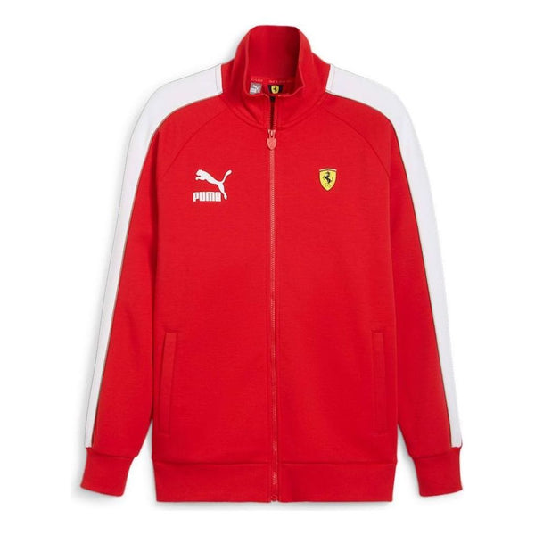 

Куртка scuderia ferrari race iconic t7 motorsport jacket 'rosso corsa' Puma, красный