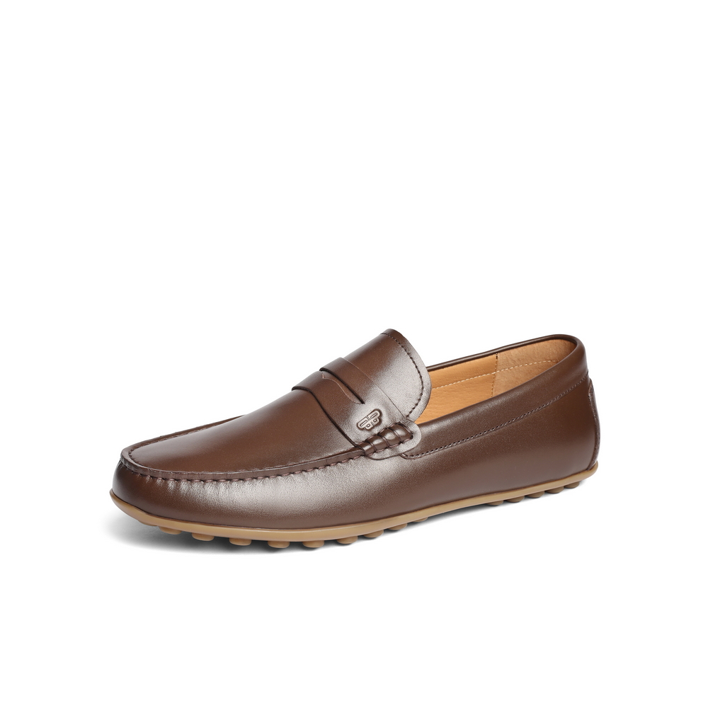 BELLE Gommino Loafers мужские черно-коричневые — фото 4