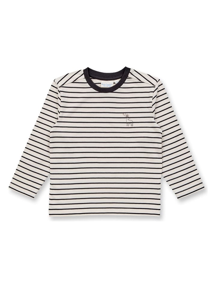 

Sense Organics Футболка с длинными рукавами "Люк" в черно-белом цвете