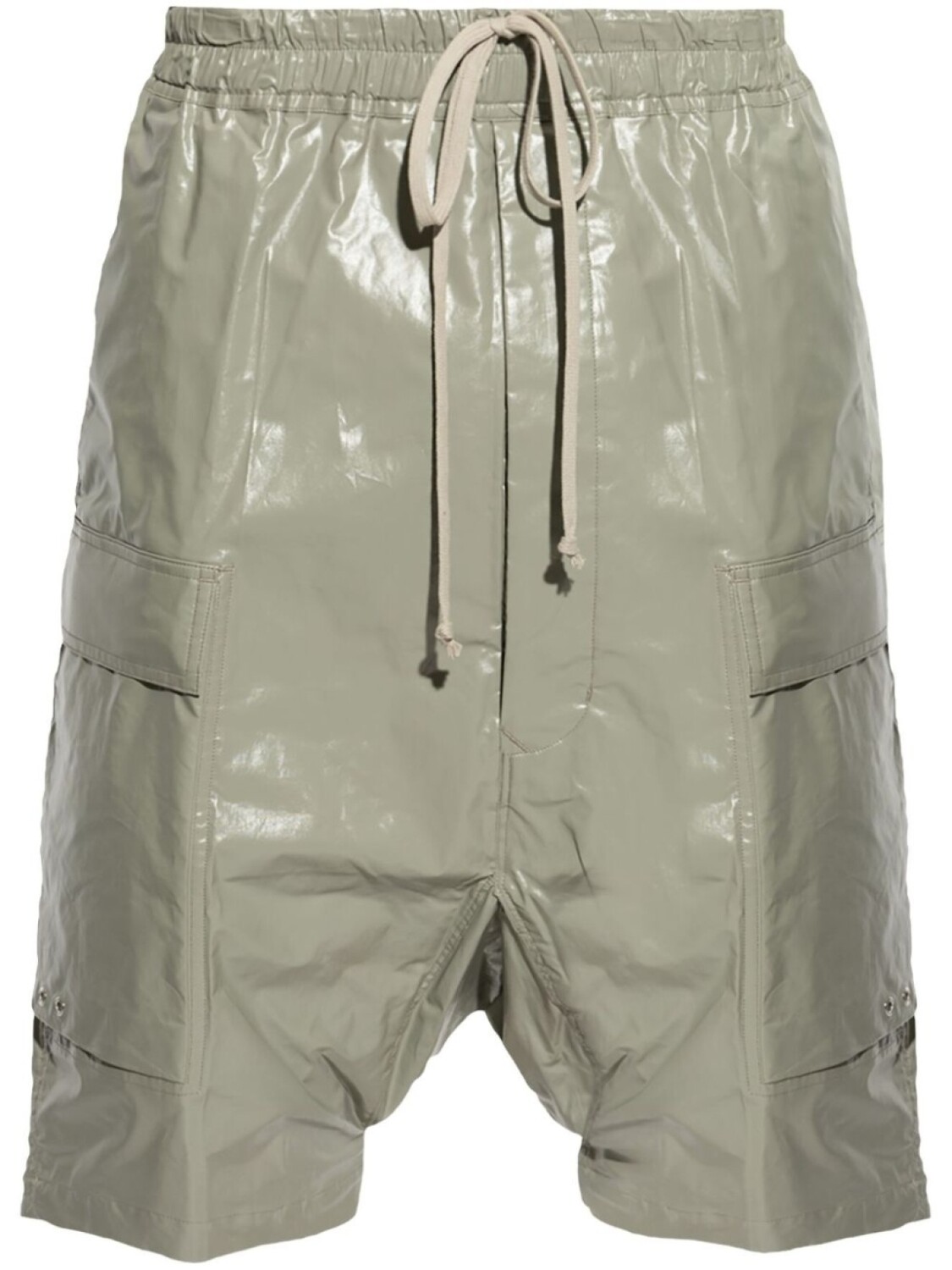 

Хлопковые шорты-бермуды Rick Owens, зеленый
