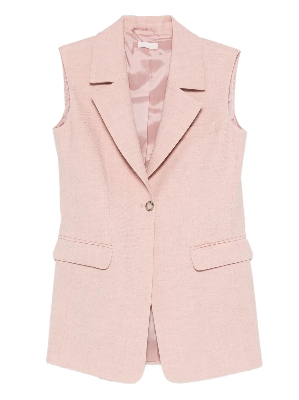 

Жилет на одной пуговице Liu Jo, розовый