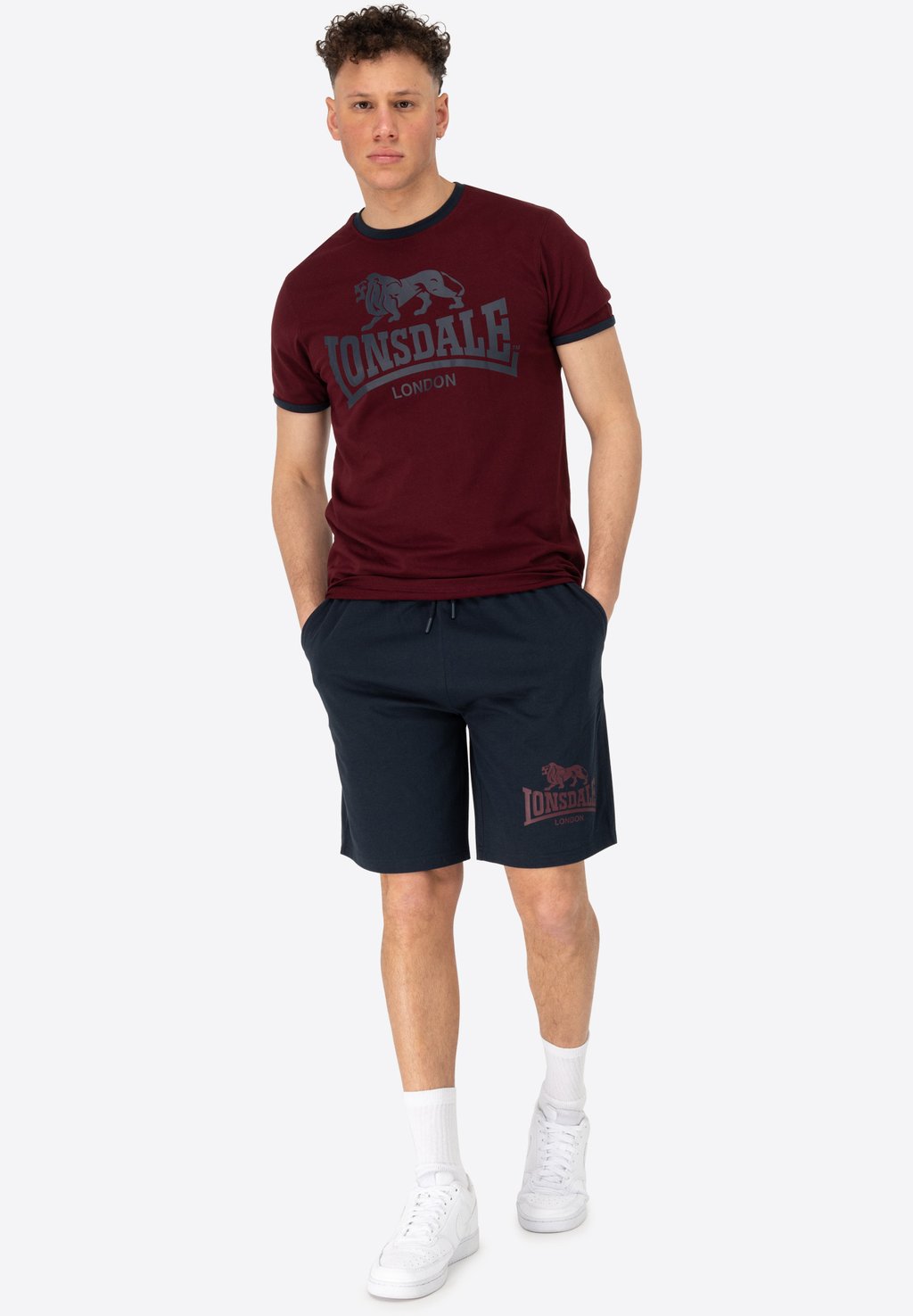 

Футболка с принтом SET NORMALE PASSFORM MAIST - Tracksuit bottoms Lonsdale, красный