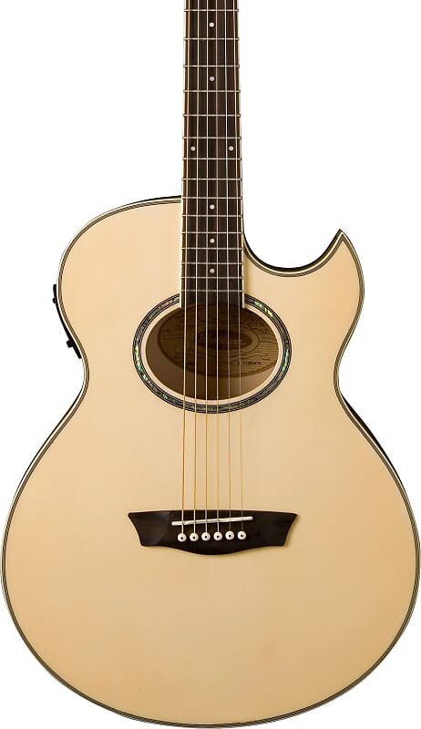 

Акустическая гитара Washburn Festival EA20 Mini Jumbo Florentine Acoustic-Electric Guitar, Natural