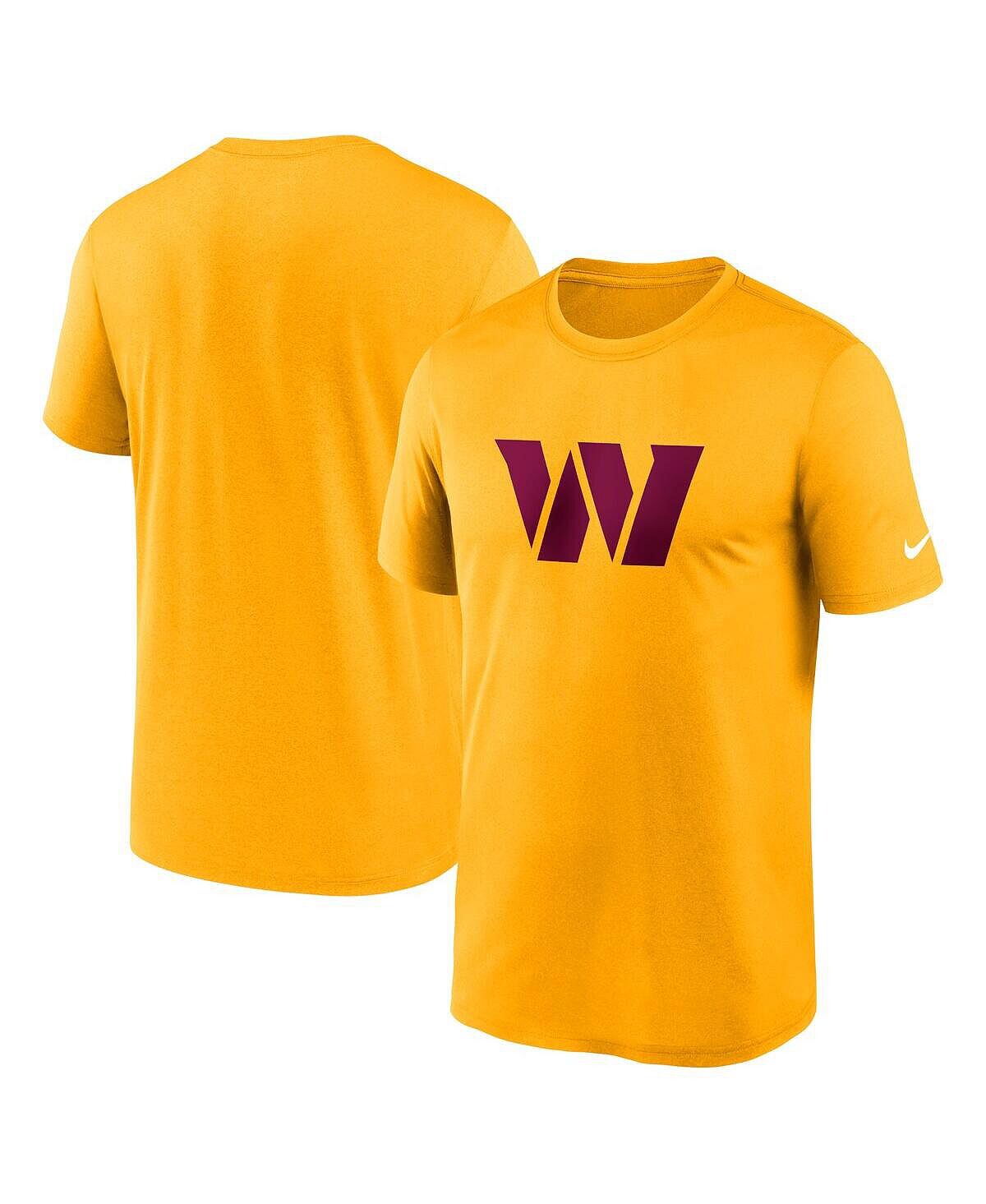 

Мужская золотая футболка Washington Commanders Essential Legend Nike, Желтый, Мужская золотая футболка Washington Commanders Essential Legend Nike