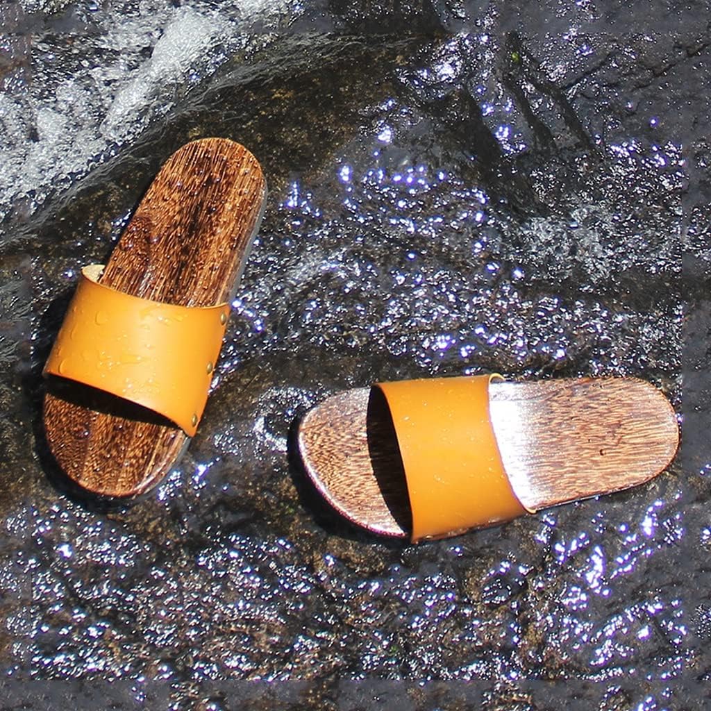 

Деревянные тапочки гета YXCKG, обувь для улицы, тапочки на плоской подошве, традиционные японские тапочки-сандалии, шлепанцы с нескользящей подошвой, тапочки для женщин и мужчин, прогулочные тапочки (цвет: синий, размер: EUR42-43)