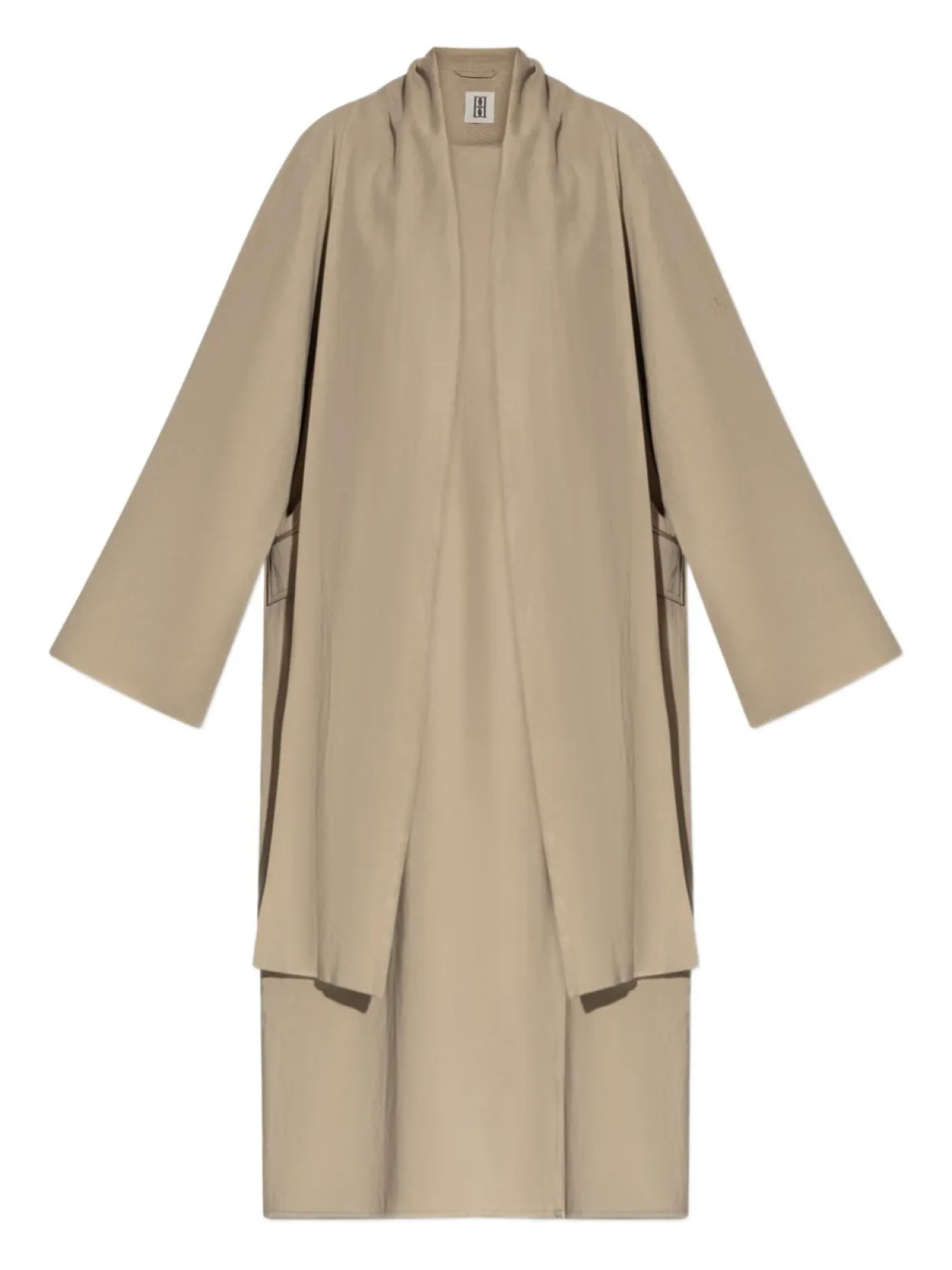 

Пальто с драпировкой и открытым передом от Malene Birger By Malene Birger, нейтральный