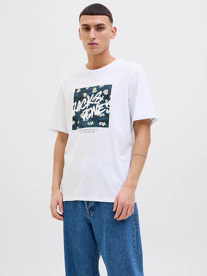 

Футболка Hawaii Jack & Jones, белый