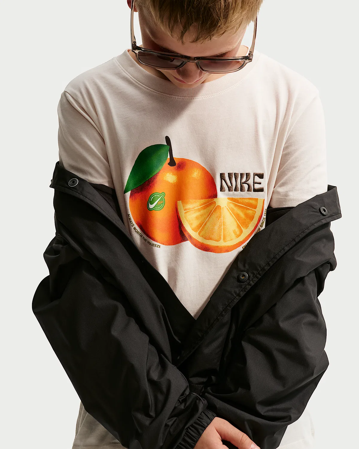 Детская футболка Nike Sportswear, Phantom — фото 3