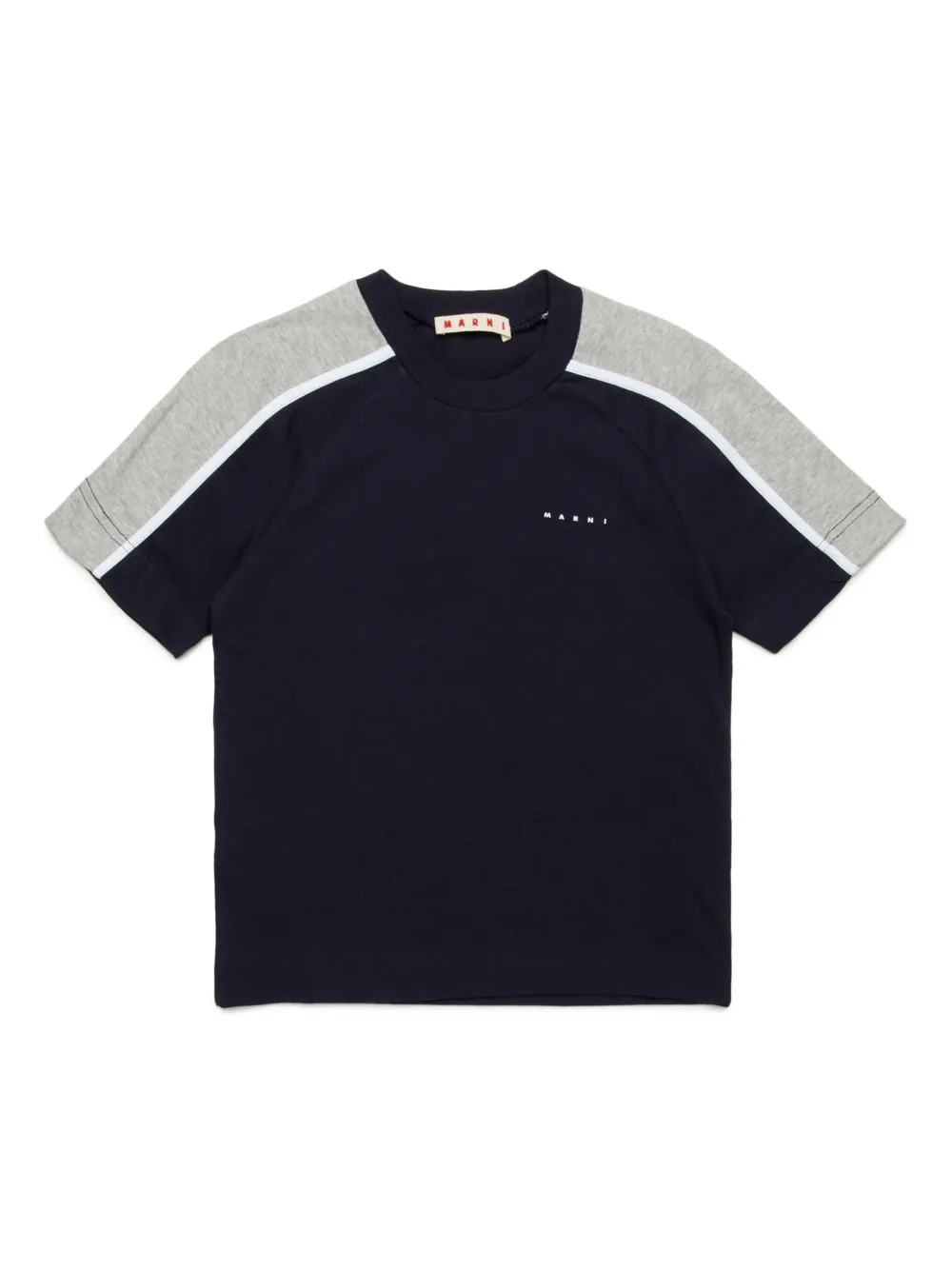

Футболка с логотипом Marni Kids, синий