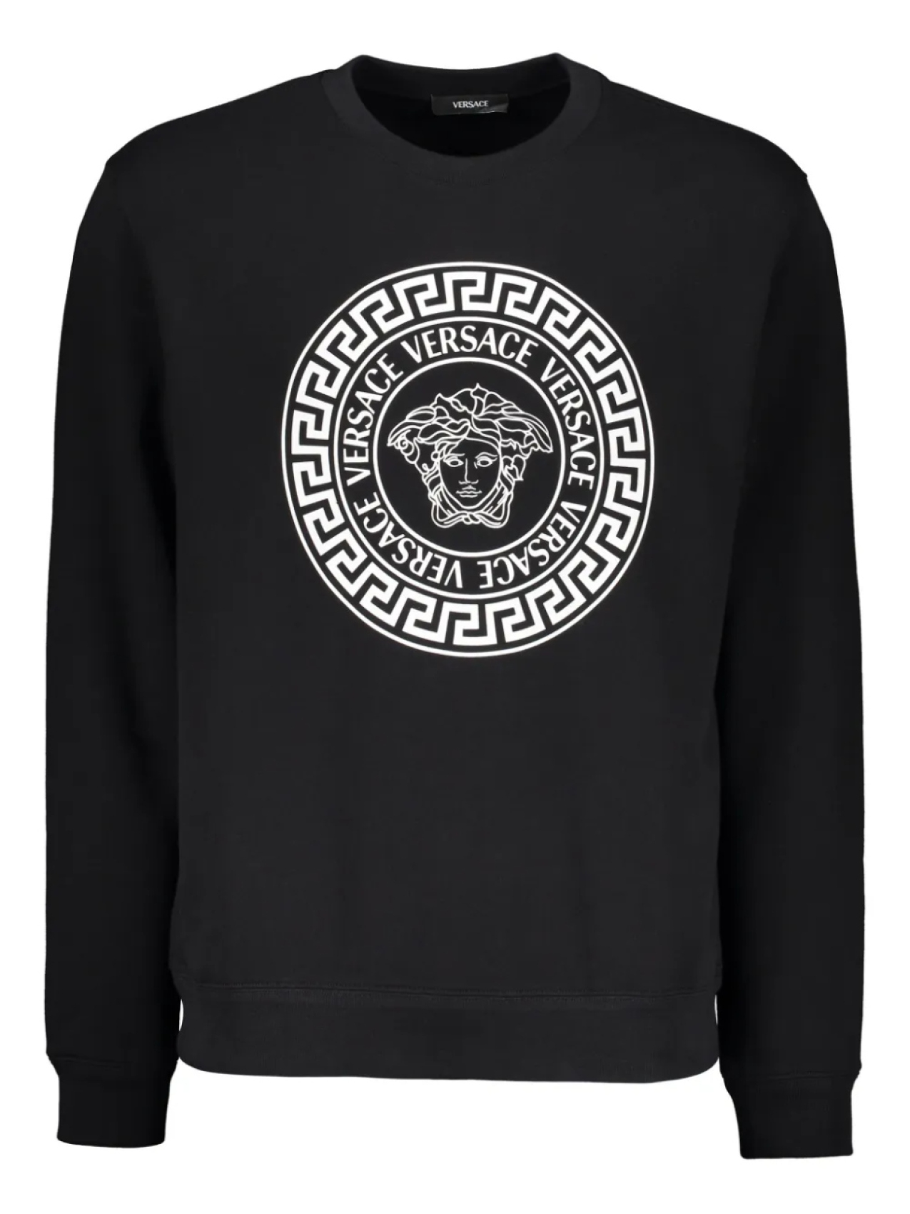 

Хлопковая толстовка Versace, черный