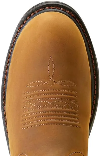 Универсальные детские/подростковые ботинки Ariat Workhog Xt с широкой квадратной ноской, коричневый — фото 3