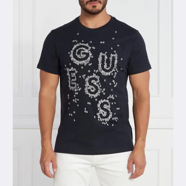 

Футболка стандартного кроя Guess, синий