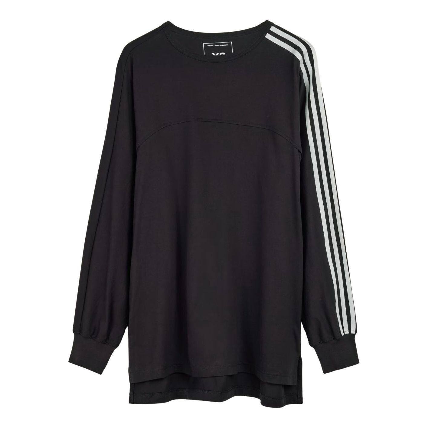 

Футболка с длинными рукавами Adidas Y-3 3-Stripes, черная, модель