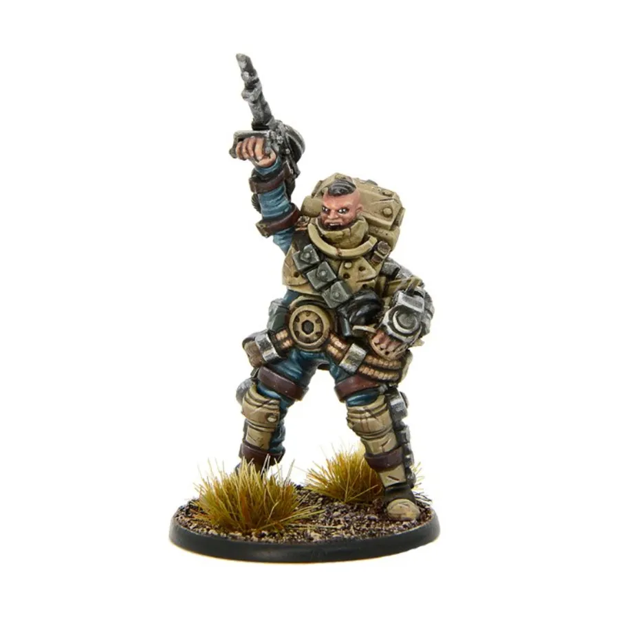 

Капитан Максимус Ломбарди, Konflikt '47 - Core & Assorted (Warlord Games)