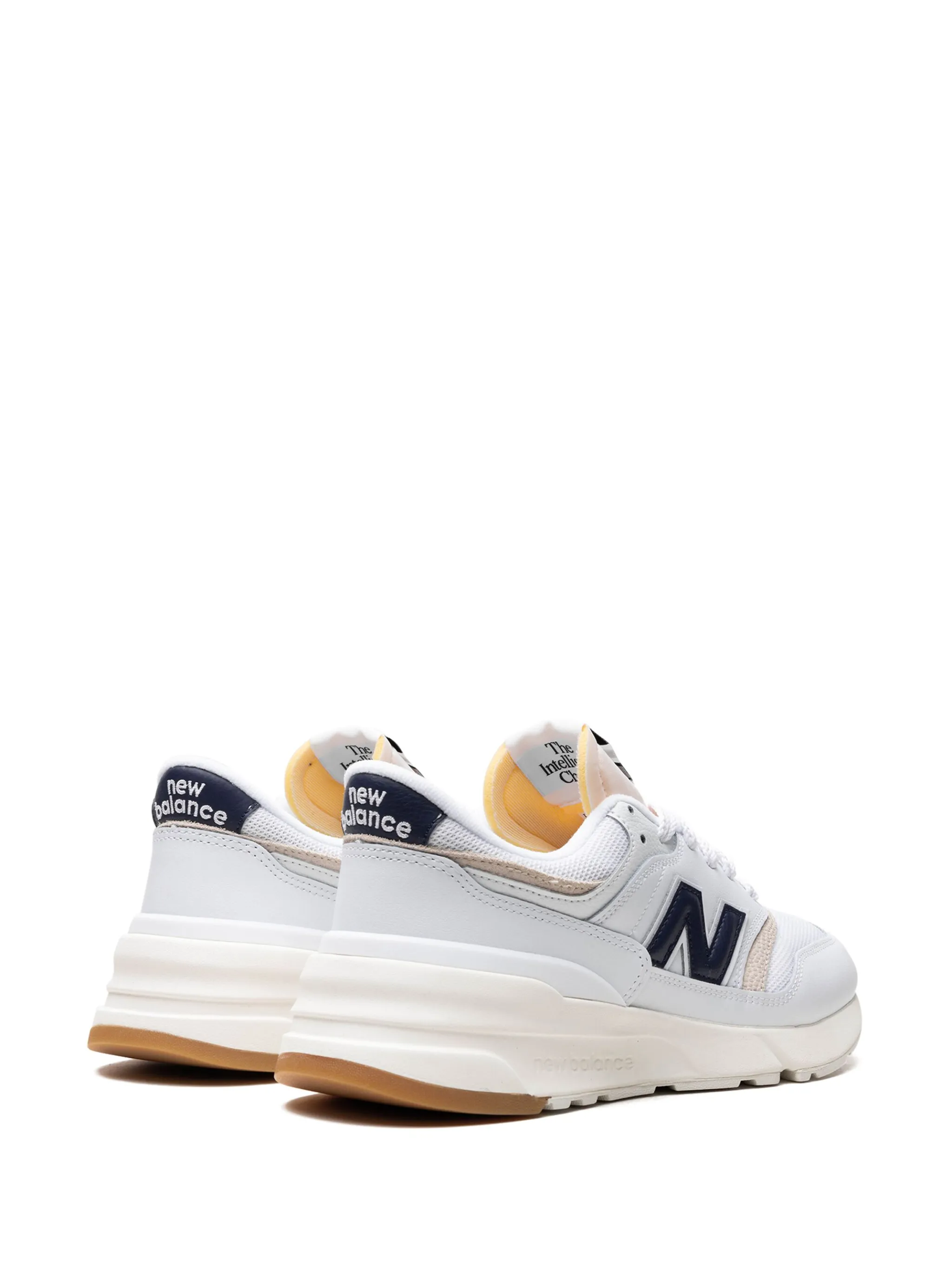 Кроссовки 997 White/Navy New Balance, белый — фото 3
