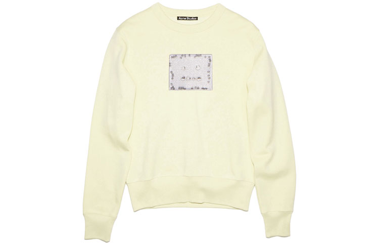 

Acne Studios Толстовка SS21 унисекс желтая