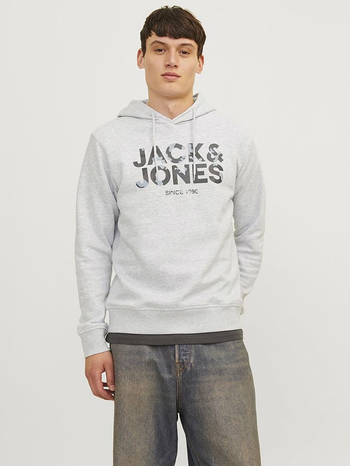 

Толстовка Jack & Jones Hoodie James, светло-серый