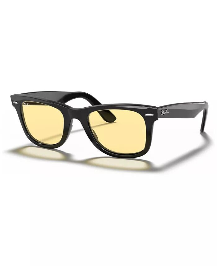 

Солнцезащитные очки унисекс с низкой перемычкой, RB2140F 52 Ray-Ban, черный