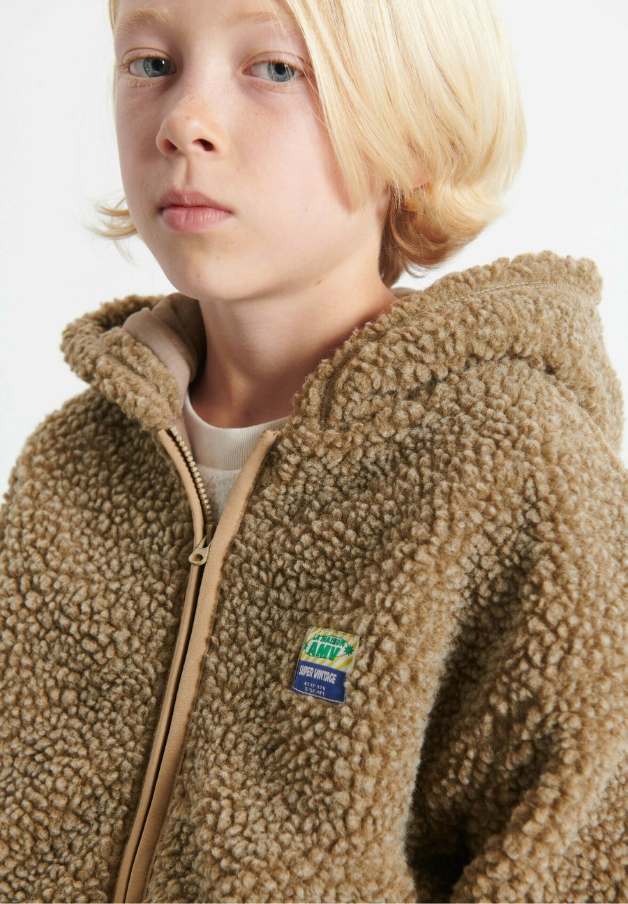 Флисовая куртка American Vintage Fleece jacket, Muscade Chine/Mottled Green — фото 4