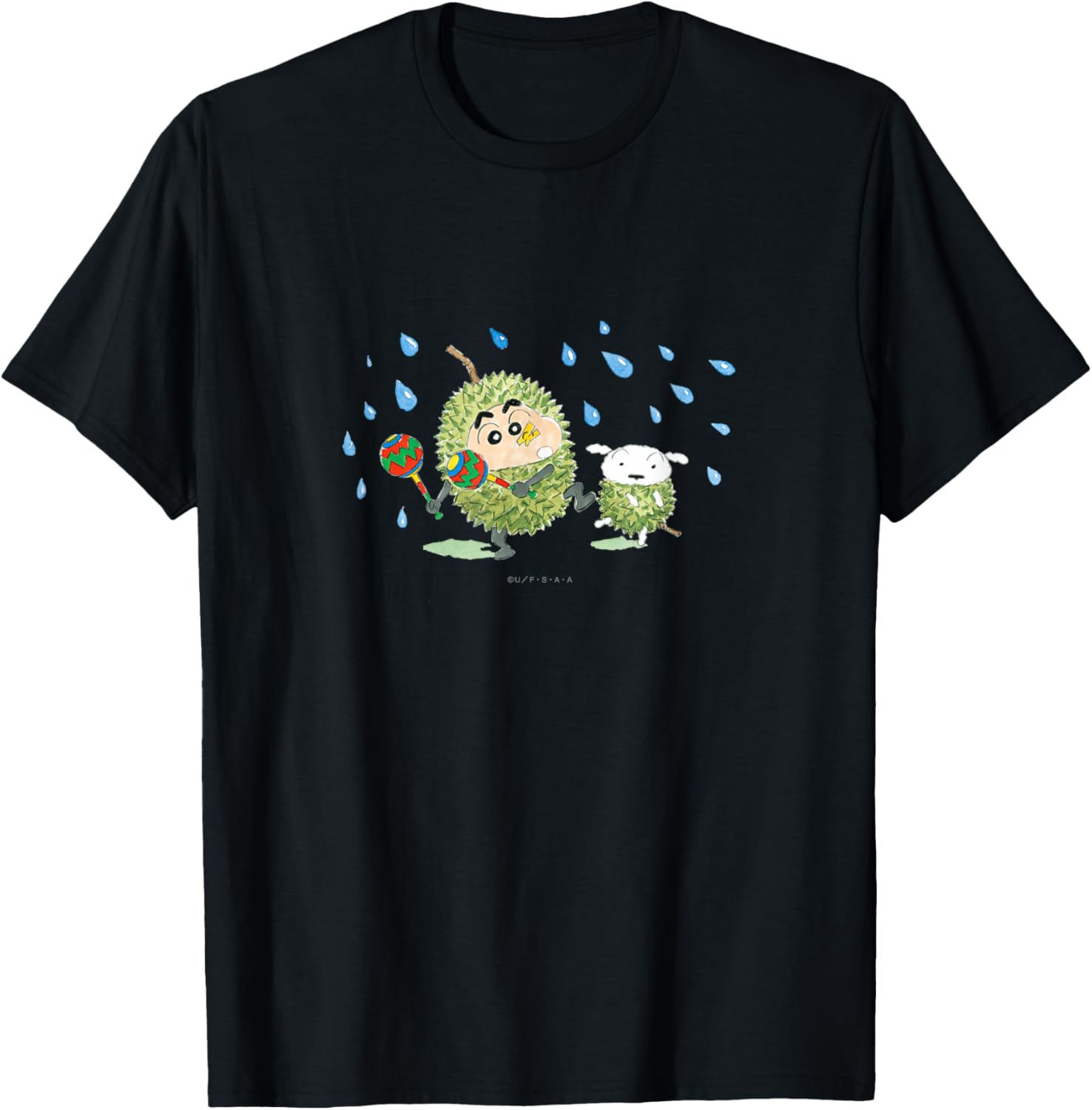 

Футболка с изображением танца Дориана из мультфильма «Крейон Шин-чан» Crayon Shinchan, черный