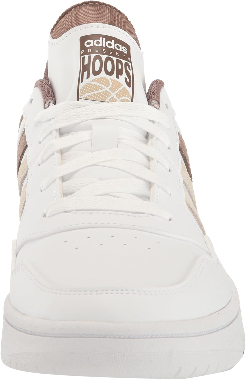 Кроссовки Adidas Originals Mens Hoops 3.0, белый/бежевый — фото 2
