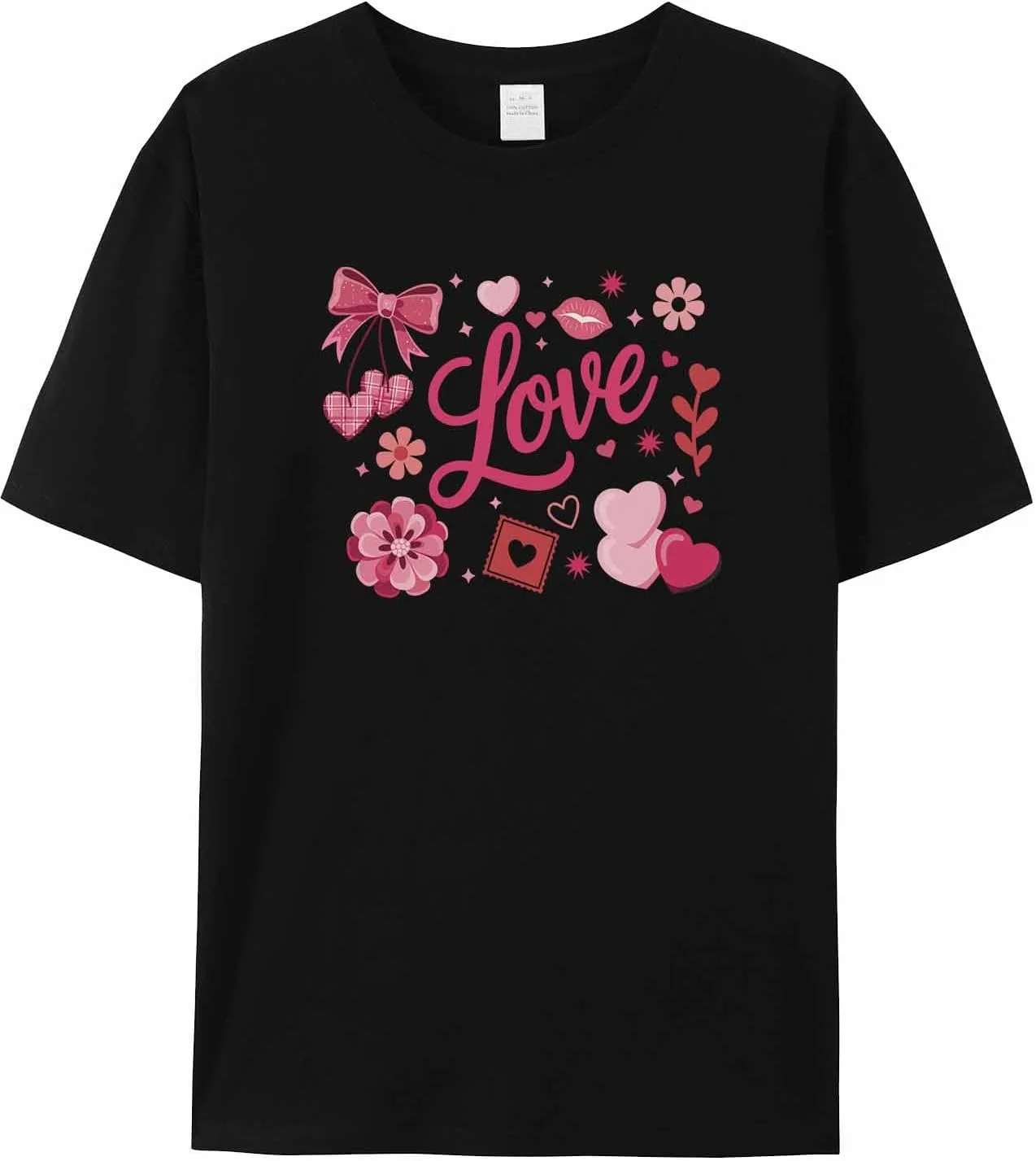 

Мужская футболка Valentine's Day Love с коротким рукавом jdudh