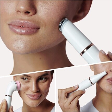 Эпилятор для лица Face Spa Pro 3-в-1, устройство для очищения и тонизирования кожи лица, Braun — фото 3