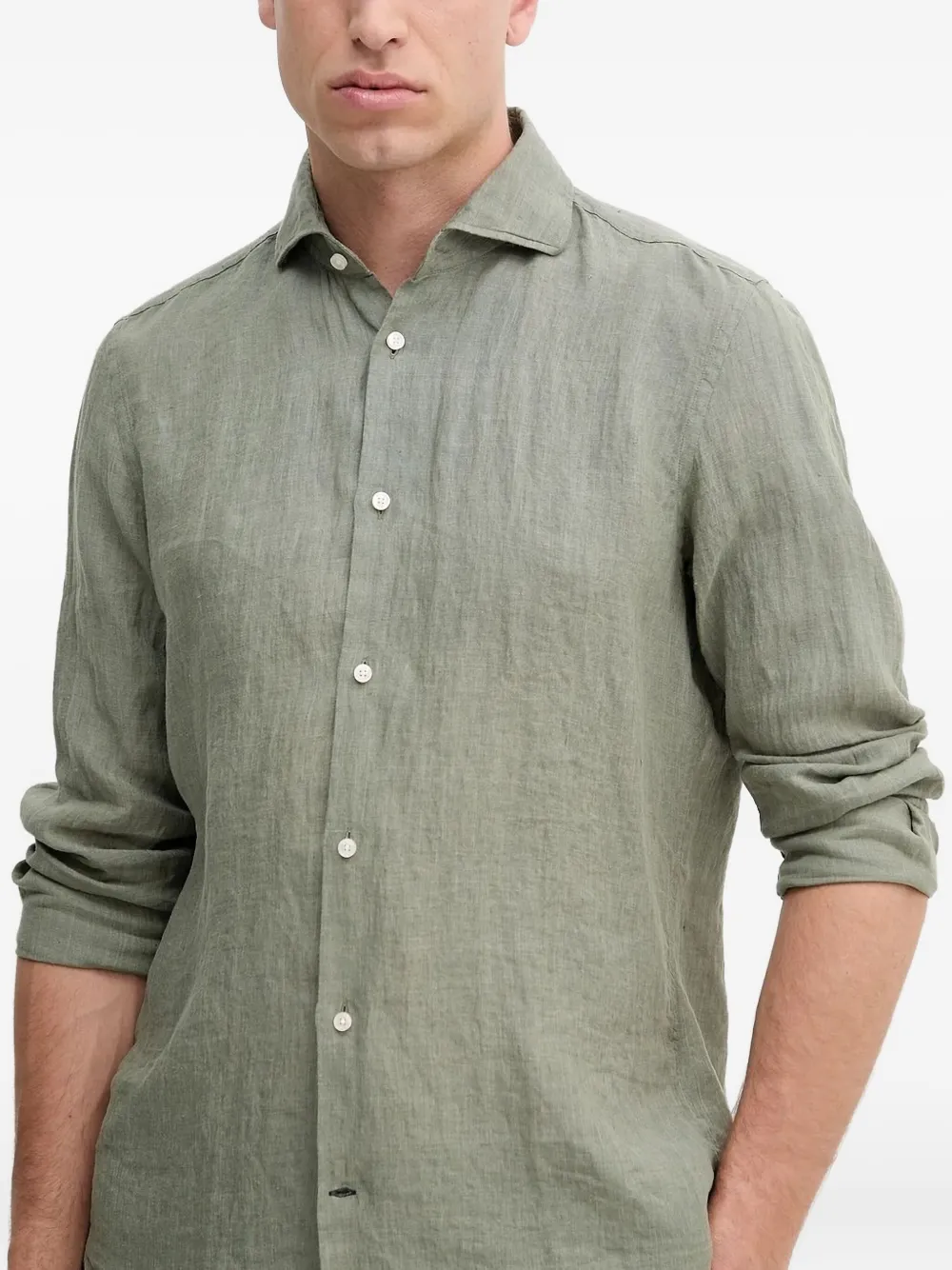 

Льняная рубашка с длинными рукавами Joop!, зеленый