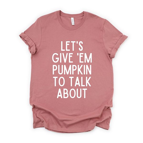 

Футболка с принтом Let's give em pumpkin to talk about Simply Sage Market, Mauve, Зеленый, Футболка с принтом Let's give em pumpkin to talk about Simply Sage Market, Mauve