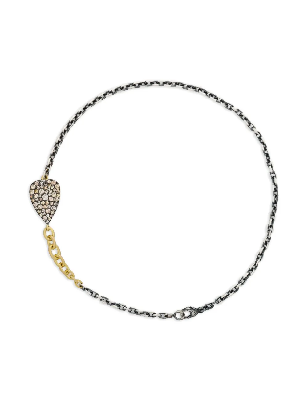 

Браслет Champagne Heart из желтого золота с бриллиантами Sylva & Cie, серебяный