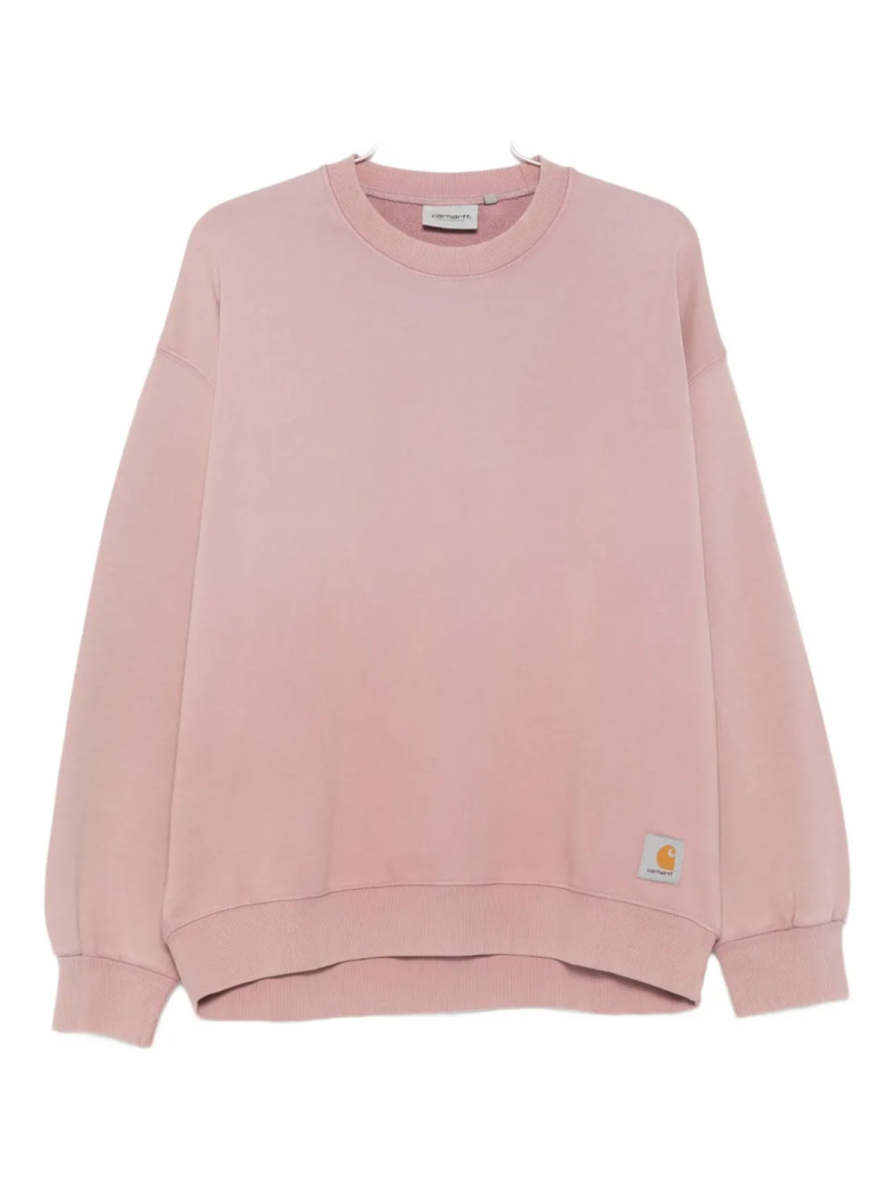 

Хлопковая толстовка с круглым вырезом Carhartt WIP Hudson, розовый