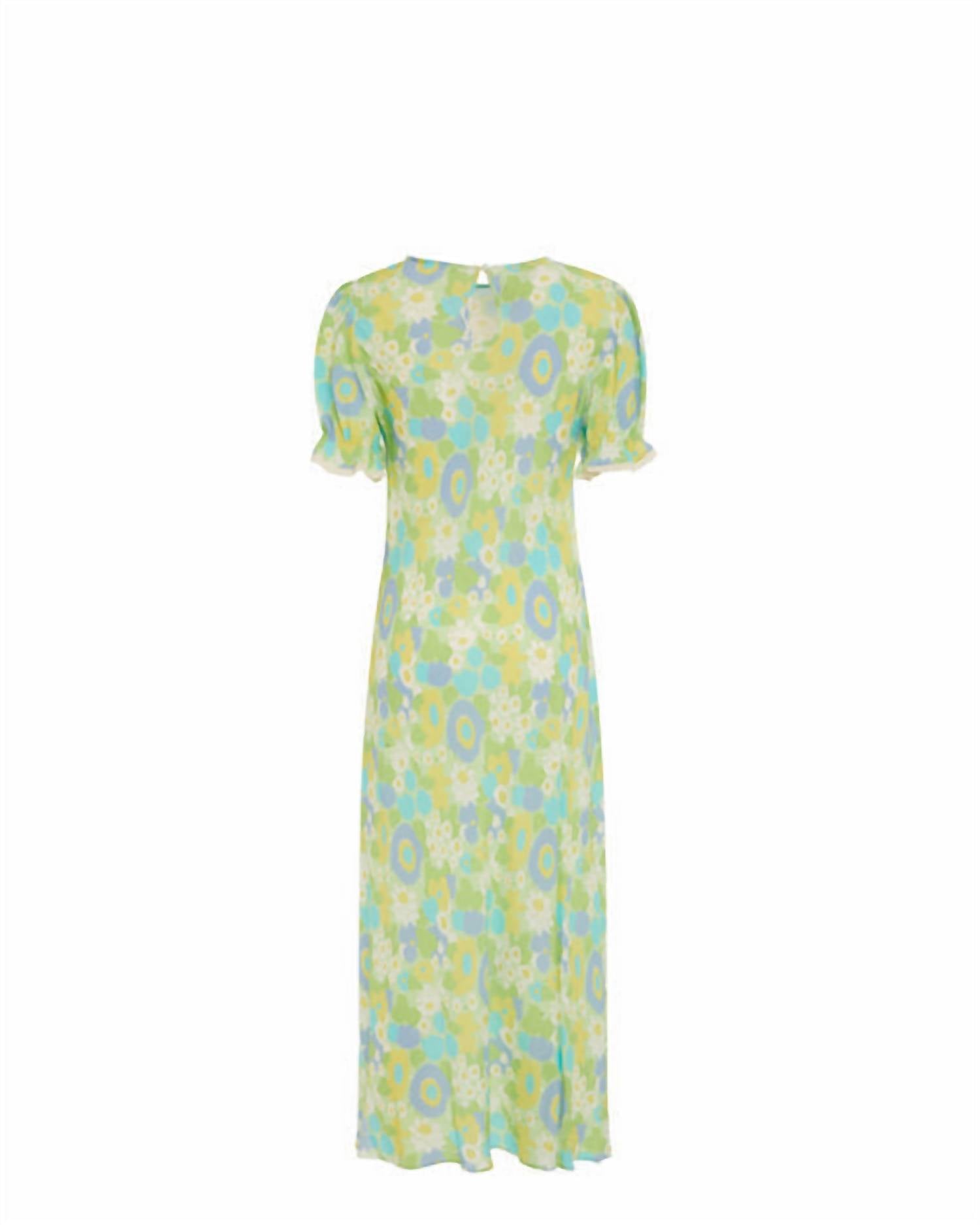 

Женское платье Venice Scandi в лаймовом цвете Rixo, Lime