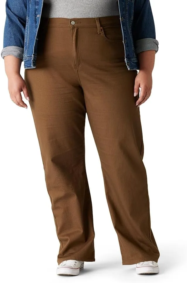 

Levi Strauss Signature Gold женские джинсы high-rise loose straight stretch denim