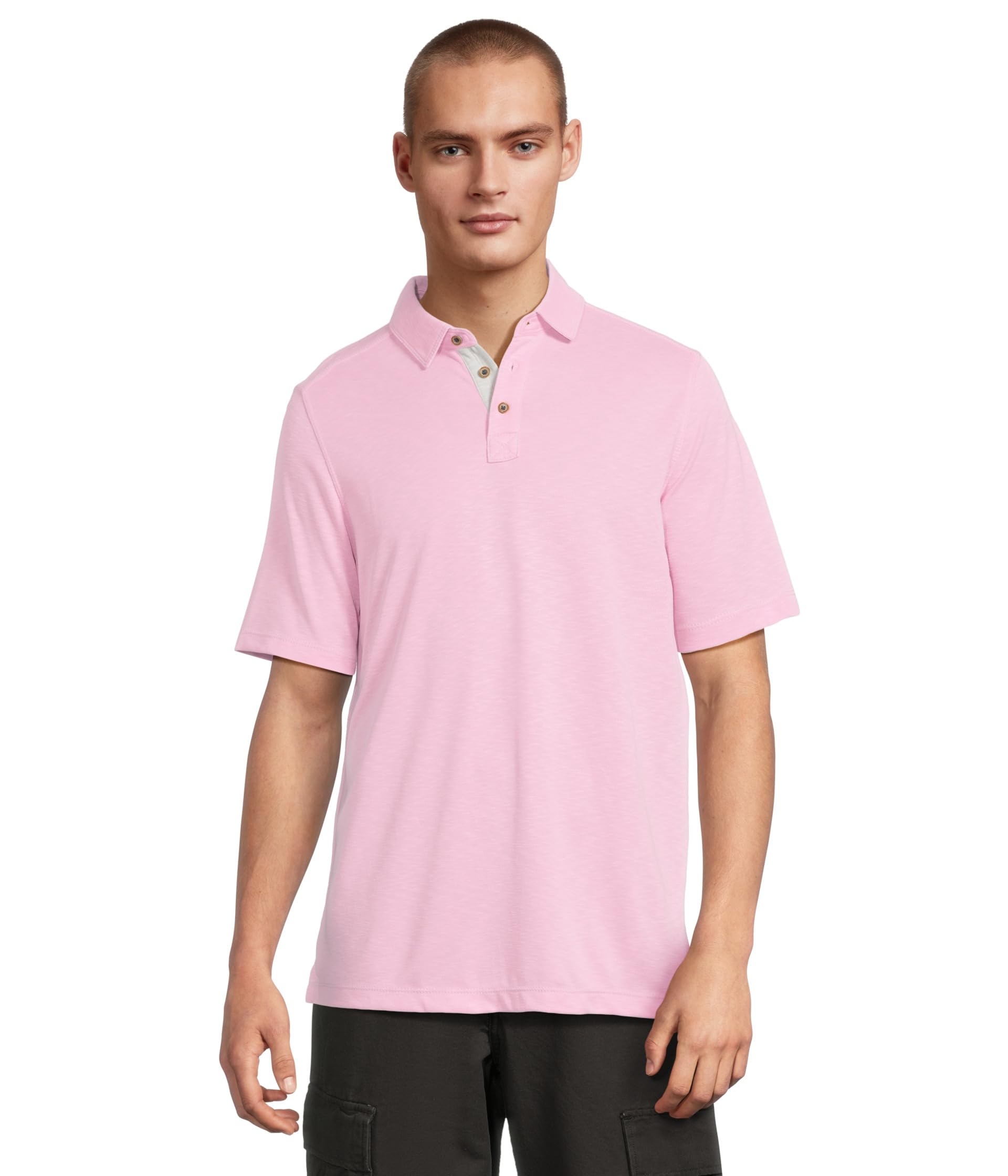 

Поло Johnston & Murphy Vintage Slub Polo, Hot Pink