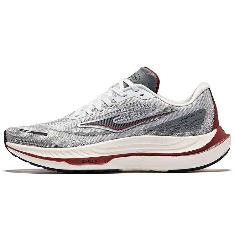 

Erke Легкие амортизирующие кроссовки Rebound Low-Top мужские, белые, стального цвета