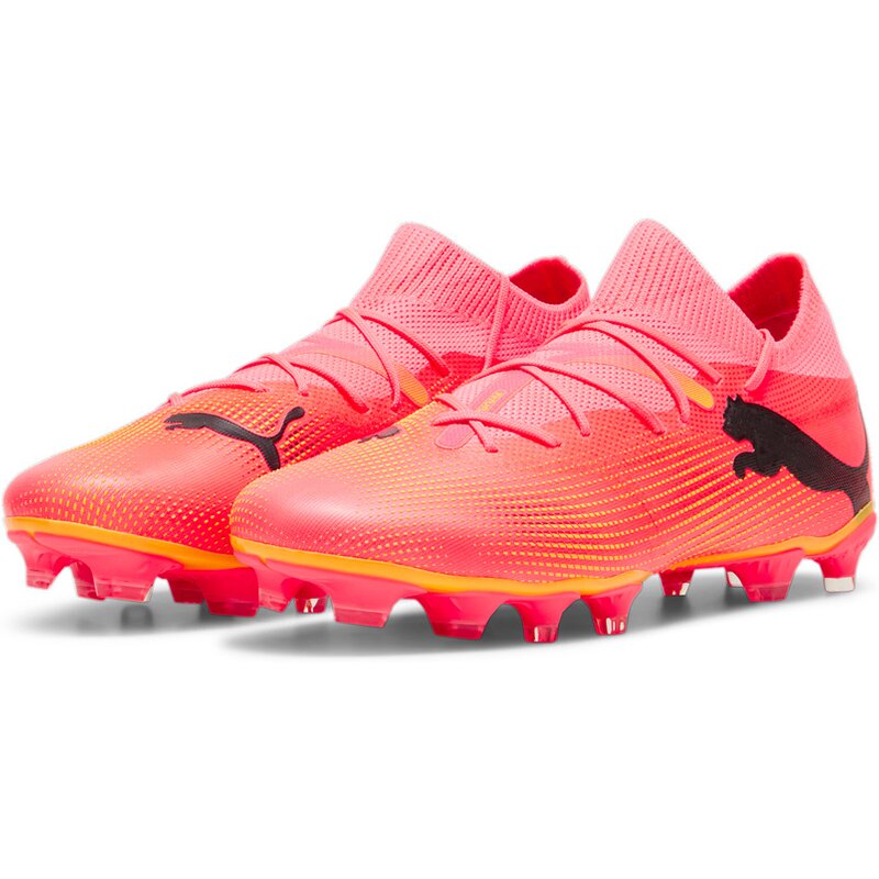 Футбольные бутсы для газона Future 7 Match FG/AG Puma, черный — фото 3