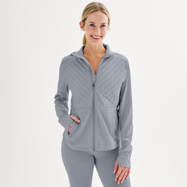 

Женская тканая куртка из смешанной техники Tek Gear, цвет heritage gray