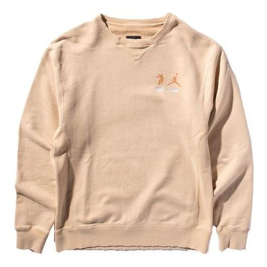 

Толстовка x union la sweatshirt 'white onyx' Air Jordan, бежевый