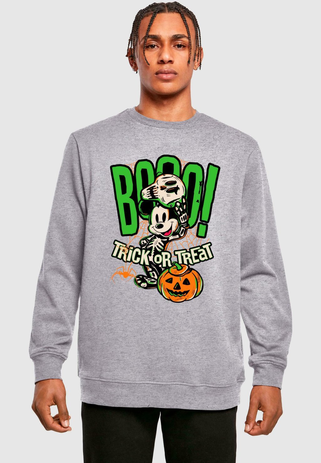 

Толстовка MICKEY MOUSE HALLOWEEN BOOO TRICK OR TREAT ABSOLUTE CULT, светло-серый