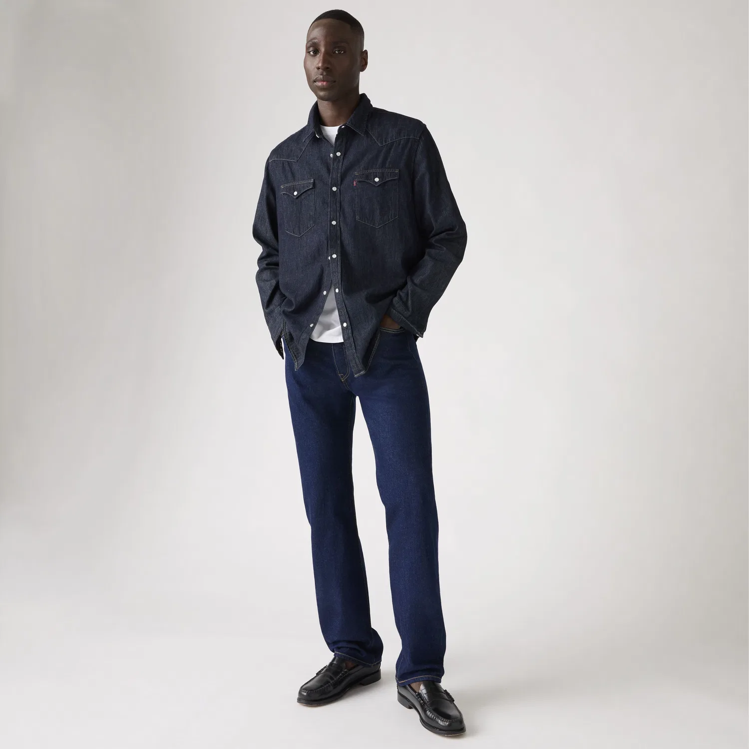 Оригинальные мужские джинсы 501 Levi's, Dark Wash